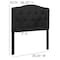 Flash Furniture Cambridge Headboard, Twin Size, Black Fbrc HG-HB1708-T-BK-GG - alternate 9